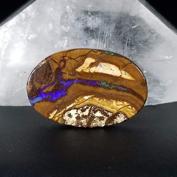 Australian Yowah Opal * 28.73 x 18.90 x 4.10mm * Double Sided boulder opal cab - Picture 9 of 13